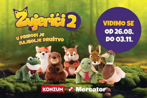 Zvjerići su se vratili u Konzum i Mercator