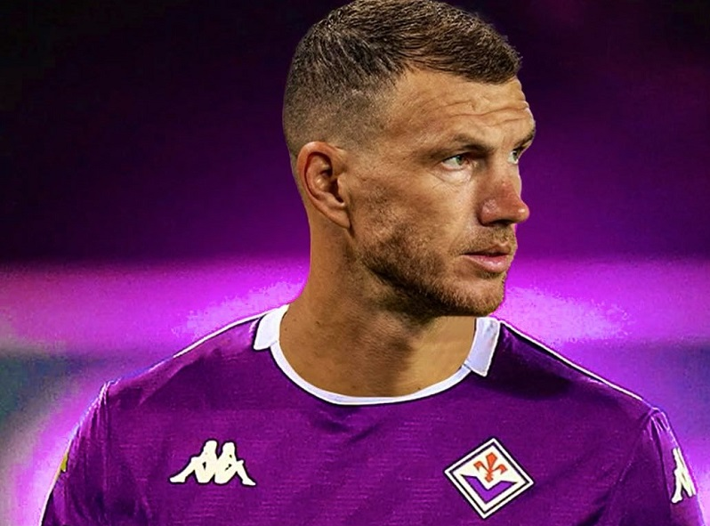 Edin Džeko Dzeko Fiorentina